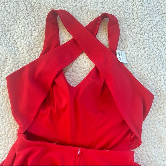 Chrystal Doll Red Sleeveless Summer Casual Tomato Girl Party Dress SZ M - Picture 4 of 12